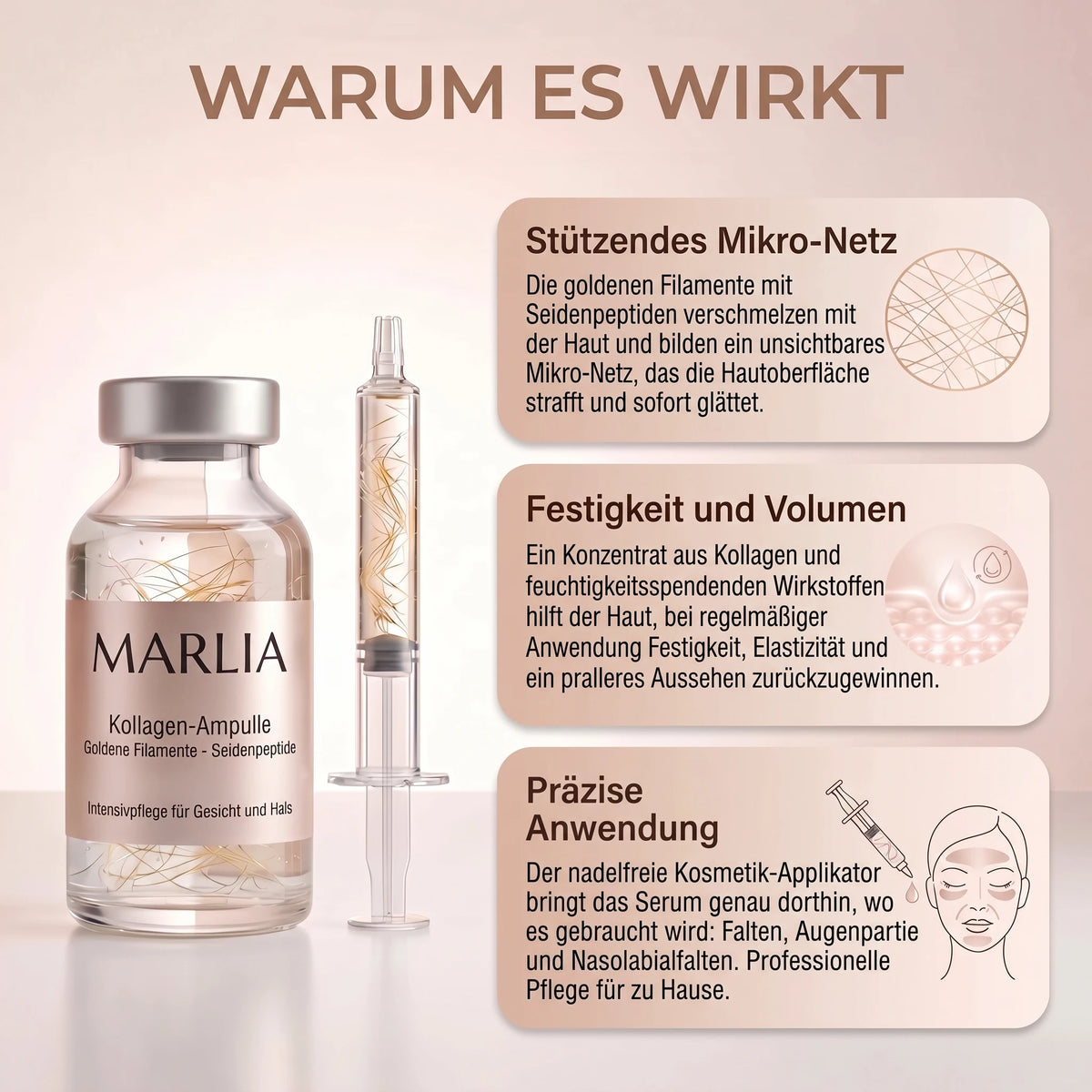 Warum es wirkt: stützendes Mikro-Netz, Festigkeit und präzise Anwendung