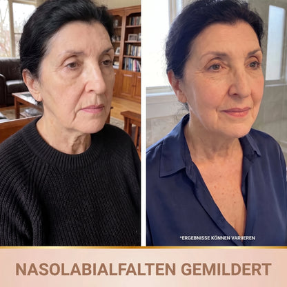Vorher-Nachher: Nasolabialfalten gemildert